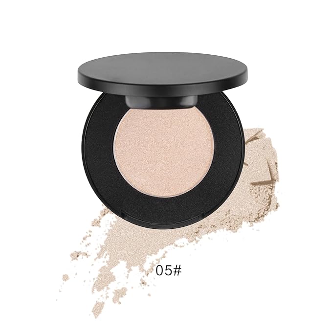 Face Highlighter Powder Palette, Glossy Glitter Illuminator Powder, Highlighter 5