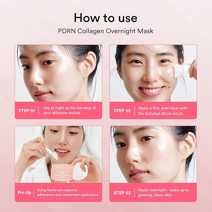 Abib PDRN Collagen Overnight Mask Firming Jelly 2.7 fl oz I Moisturizer for Slugging Intensive Hydrating Nourishing Face Sleeping Mask for Korean Skin Care (Firming Jelly 2.7 fl oz (Vegan PDRN))