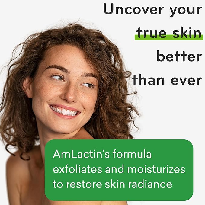 AmLactin Daily Nourish 12% - 14.1 oz Body Lotion with 12% Lactic Acid - Exfoliator and Moisturizer for Dry Skin (Packaging May Vary)