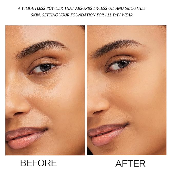 Loose Face Powder Setting Powder Makeup 0. (V03)With Powder Puff 67oz