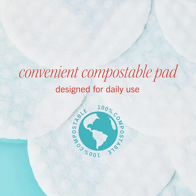 First Aid Beauty - Facial Radiance Pads with Glycolic & Lactic Acids, Daily Exfoliating Pads with AHA that Help Tone & Brighten Skin, Makeup Prep Pads, Compostable for Daily Use, 90 Pads