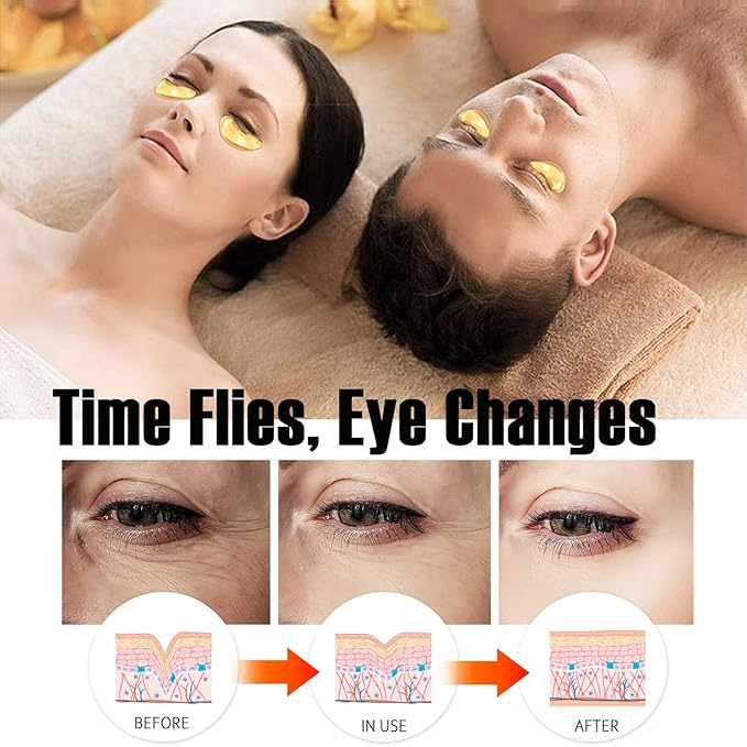 20 pairs 24k gold eye
