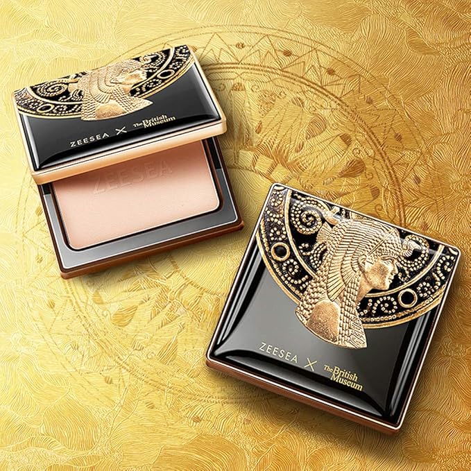 ZEESEA Pressed Powder The British Museum Egypt Series Ivory White)