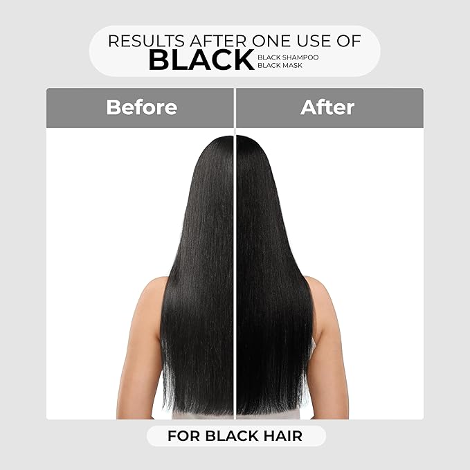 Naissant Cool Black Hair Toning Mask | Eliminates Brassiness | Neutralizes Yellow & Orange Tones | Paraben, Ammonia & Sulfate Free | Pro-Vitamin B5, Olive Oil & Honey (Negro) 10.1 Fl
