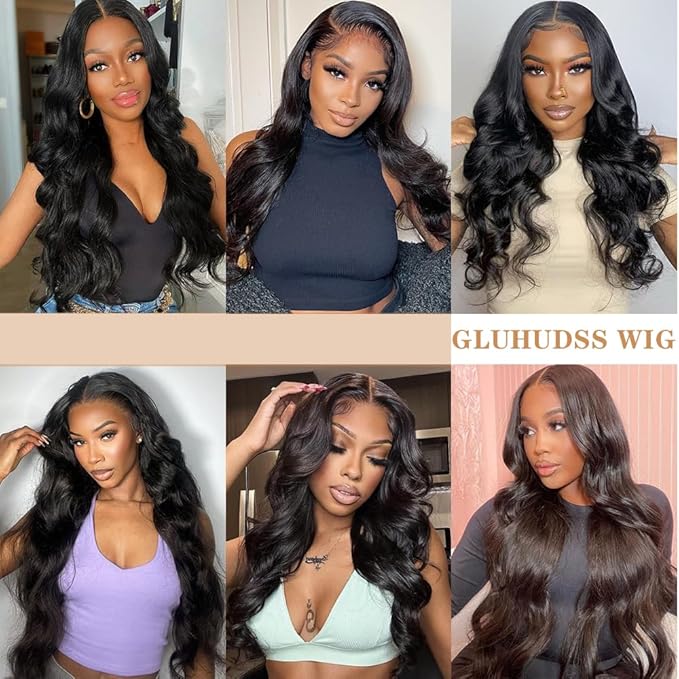30 Inch Glueless Wigs Human Hair Pre Plucked Pre Cut 5x5 HD Lace Closure Wigs Wigs Human Hair Body Wave Wig For Women 180 Density