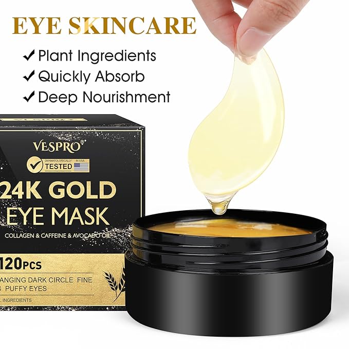 120 pcs 24k gold under