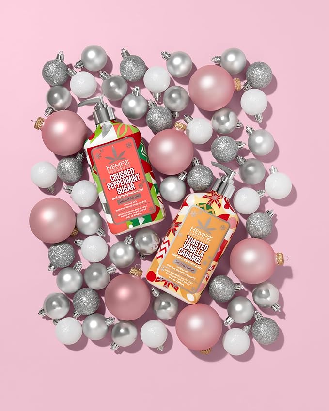 Hempz Sweet Treats Lotion Duo, Full Size Lotion Gift Set, Body Moisturizer, Holiday Gift Bundle