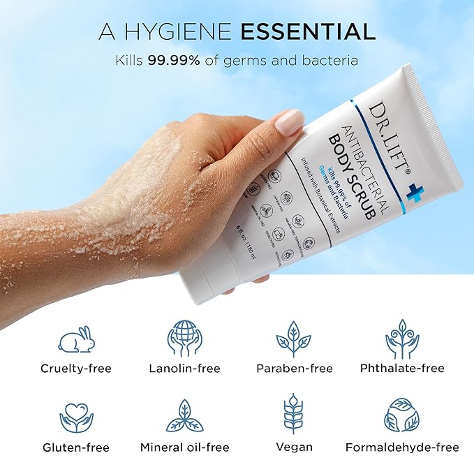 Antibacterial Body Scrub, 6 oz