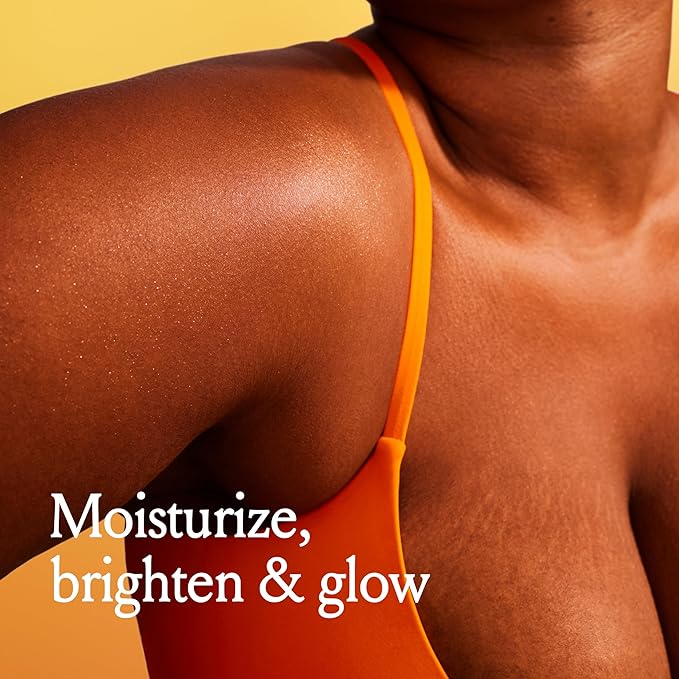 Billie Glow Brightening Women's Body Lotion, Citrus Woods Scent, With Vitamin C, 18 fl oz