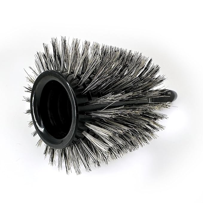 Phillips Brush Luxe Monster Vent 2 Professional Hair Brush (4.5” Diameter Barrel) – Black & Rose Gold Vented Hairbrush with Nylon Reinforced Boar Hair Bristles, Ergonomic Rubber Grip