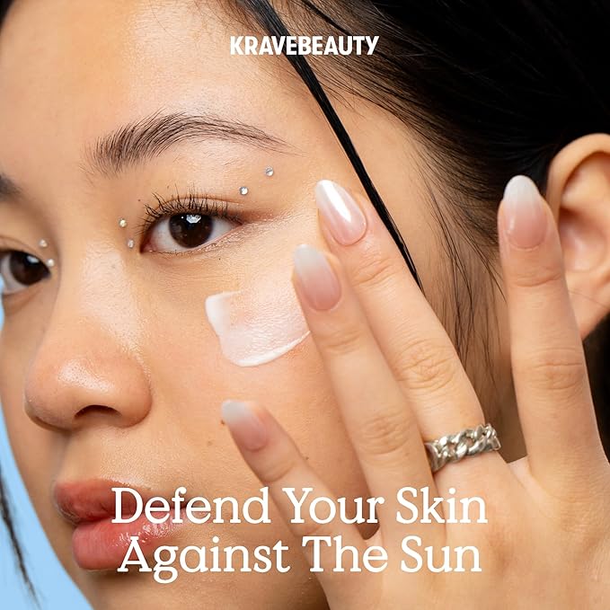 KraveBeauty Beet The Sun SPF 40 PA+++ Broad Spectrum Sunscreen Duo, Daily Non-Greasy Chemical SPF Duo, No White Cast or Pilling, For All Skin Types, Vegan & Cruelty Free, 1.7 fl oz x2