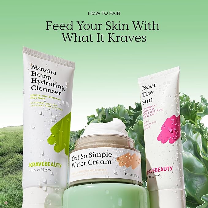 KraveBeauty Beet The Sun SPF 40 PA+++ Broad Spectrum Sunscreen Duo, Daily Non-Greasy Chemical SPF Duo, No White Cast or Pilling, For All Skin Types, Vegan & Cruelty Free, 1.7 fl oz x2