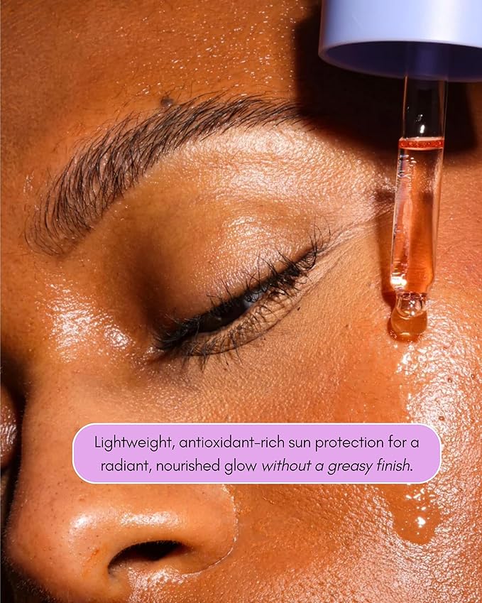 Undefined Beauty R&R Sun Elixir SPF 30 – Glow Oil for Face, Hair, Scalp & Body with Vitamin C, Amla, Tsubaki Seed & Milk Thistle