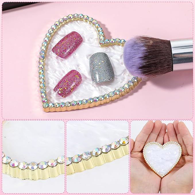 Sibba Resin Nail Art Palette, Golden Edge Nail