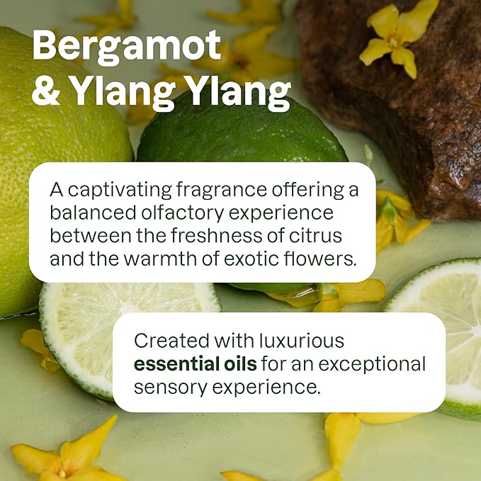 ATTITUDE Nourishing Hair Shampoo with Essential Oils, EWG Verified, Plant and Mineral-Based Ingredients, Vegan Beauty Products, Bergamot and Ylang Ylang, Bulk Refill, 67.6 Fl Oz