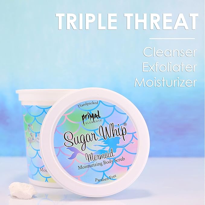 Primal Elements Mermaid Sugar Whip, 10 Ounce,Mermaid