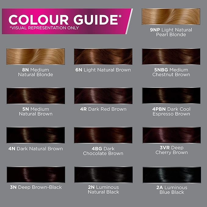 John Frieda Precision Foam Colour, Dark Chocolate Brown 4BG, Full-Coverage Hair Color Kit, Anti-Fade Gray Coverage, Deep Color Saturation Hair Dye, 1 Application