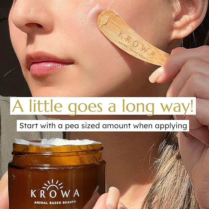 Night Face Balm - Grass Fed Tallow Cream w/Essential Oils. Growth Factors & Stem Cells for Natural Skin Rejuvenation. Collagen and Elastin to Boost Skin Renewal. Clean Beauty, No Additives