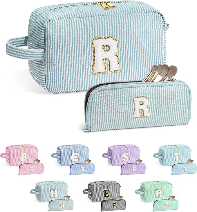 YOOLIFE Initial Makeup Bag for