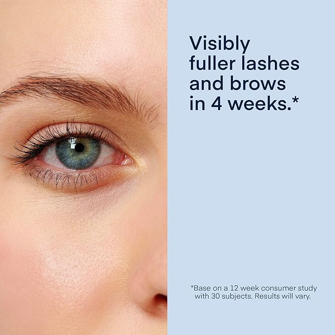 Advanced Eyelash Serum for Thicker, Longer Eyelashes and Eyebrows - Grow Luscious Lashes with Brow Enhancer (3mL)