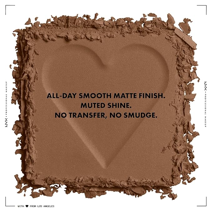 NYX PROFESSIONAL MAKEUP Can't Stop Won't Stop Mattifying Pressed Powder - Deep (Pack of 2)