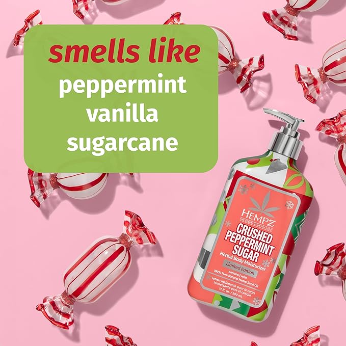 Hempz Sweet Treats Lotion Duo, Full Size Lotion Gift Set, Body Moisturizer, Holiday Gift Bundle