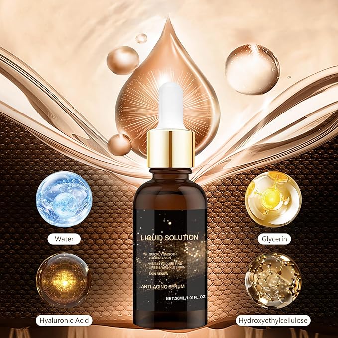Olavita Face Serum,Antiaging Face Serum,Intensely Firms Skin,Reduce Fine Lines & Plump Skin (2PCS)
