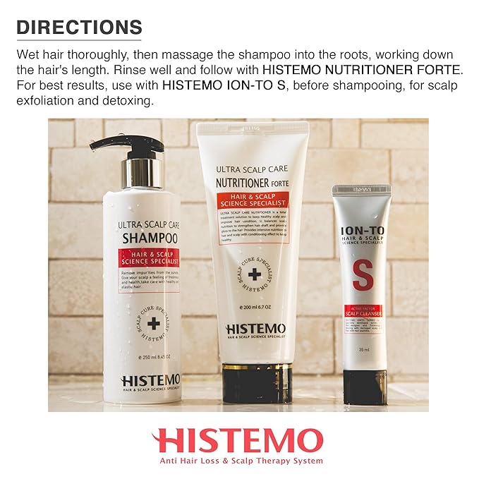 Ultra Scalp Care Shampoo: DHT Blocking Hair Restoration, Growth Promoter with Biotin for Men & Women, Prevents Loss on Oily or Colored Hair (3 oz)
