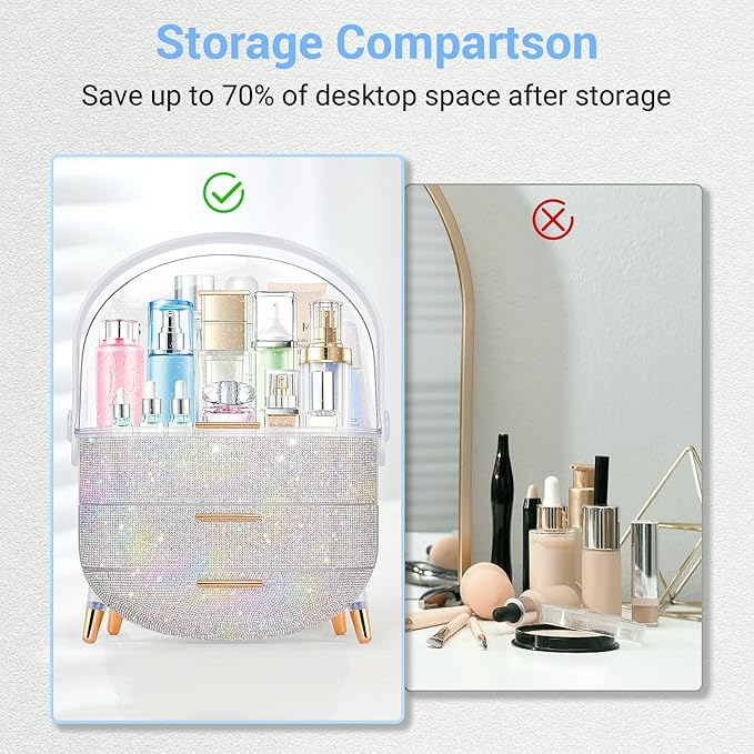 Teen girls gift makeup organizer,skincare
