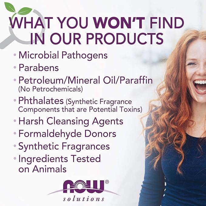 NOW Foods Solutions, Liquid Coconut Oil, Light and Nourishing, Promotes Healthy-Looking Skin and Hair, 4-Ounce