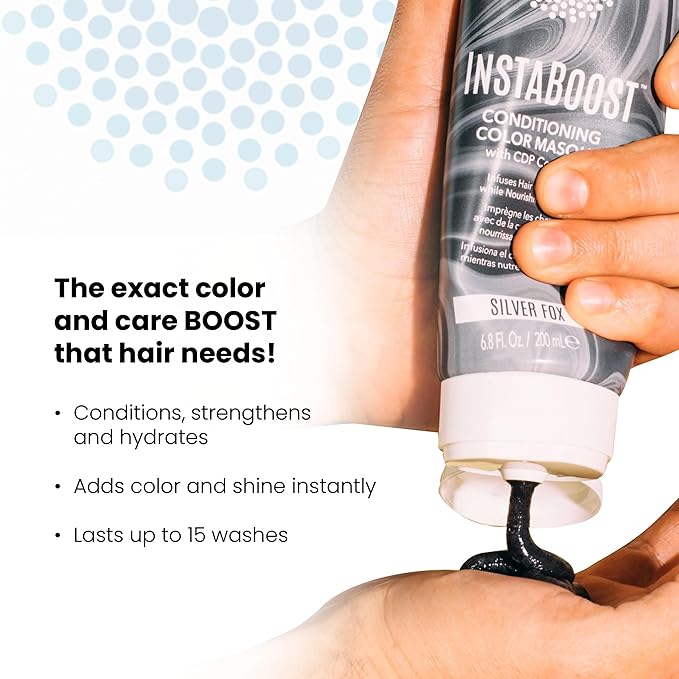ALOXXI InstaBoost Conditioning Color Mask in Aquamarine Dream, Deposits Teal Color and Deeply Conditions Hair, 6.8 Fl Oz