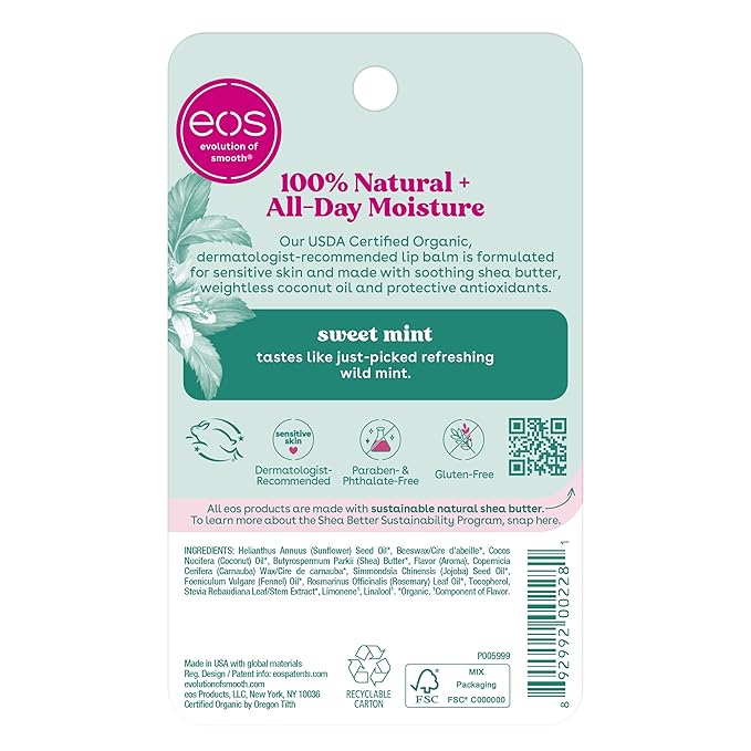 eos 100% Natural & Organic Lip