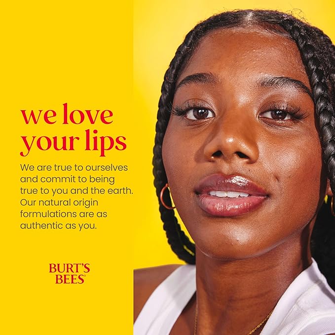 Burt's Bees Lip Balm, 100% Natural Origin, Peppermint, Salted Caramel, Shortbread Cookie and Cranberry Spritz Moisturizing Lip Balms (4-Pack)