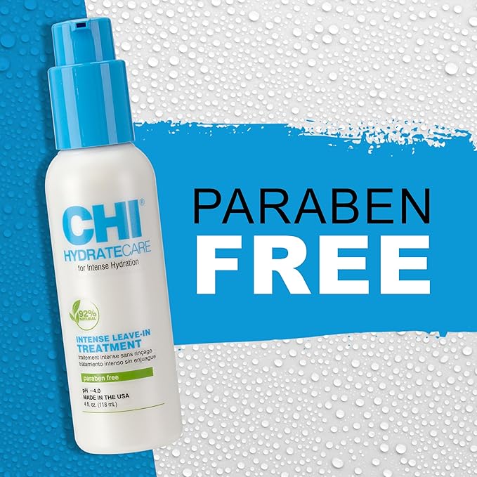CHI HydrateCare Intense Leave-In Treatment - Multi-Benefit Leave-In Treatment to Intensely Revive and Nourish Dull Hair