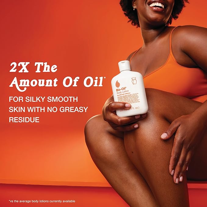 Bio-Oil Moisturizing Body Lotion for Dry Skin, Ultra-Lightweight High-Oil Hydration, with Jojoba Oil, Rosehip Oil, Shea Oil, and Hyaluronic Acid, 5.9 oz