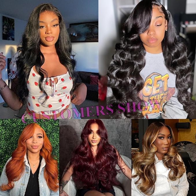 Body Wave Human Hair Wig Wear And Go 4x4 Glueless Wigs Human Hair Pre Plucked Pre Cut HD Lace Closure Wigs for Black Women 20 Inch