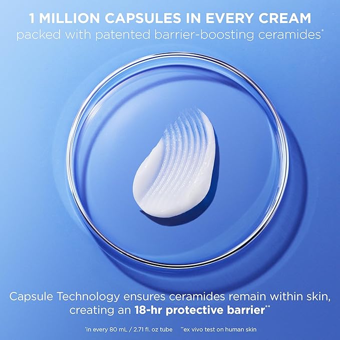 AESTURA ATOBARRIER365 Cream with Ceramides, Korean Moisturizer for Skin Barrier Repair | Long-lasting Hydration, Ceramide Capsules, Dry & Sensitive Skin, Non-comedogenic, 80 mL / 2.70 fl.oz.