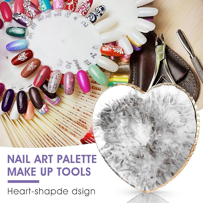 Sibba Resin Nail Art Palette Nail Mixing Palette