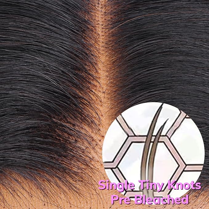 IDN BEAUTY SKINLIKE REAL HD 13x4 Lace Frontal Deep Wave 20 Inch Bleached Single Knots Ultra-thin Frontal HD Lace Closure Virgin Human Hair 0.1 mm Pre Plucked Hairline