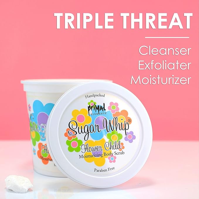 Primal Elements Sugar Whip, Flower Child, 10 Ounce