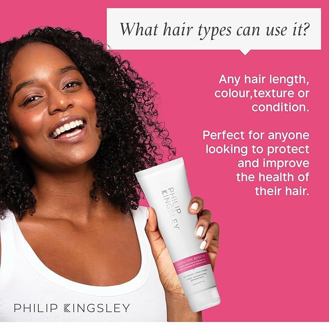 PHILIP KINGSLEY Elasticizer Booster Conditioner Hair Mask Deep-Conditioning Treatment for Dry, Damaged, Coloured, All Hair Types, Hydrates, Strengthens Hair, and Tames Frizz, 150 ml