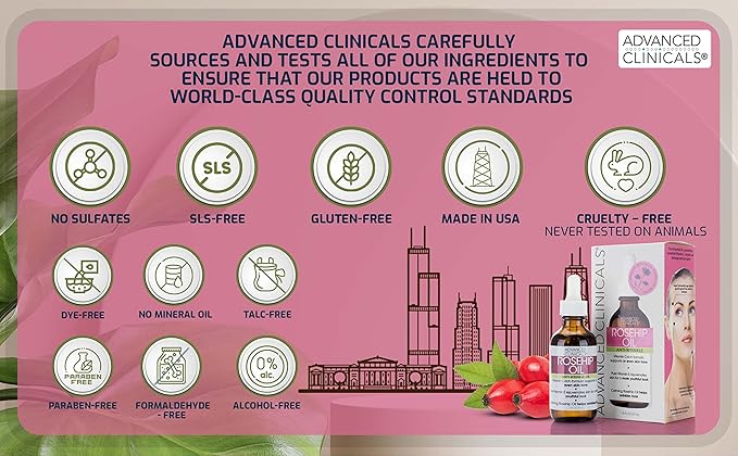 Advanced clinicals rosehip oil facial