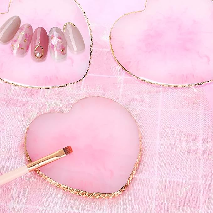 Resin Nail Art Palette Nail Mixing Palette Polish Mixing