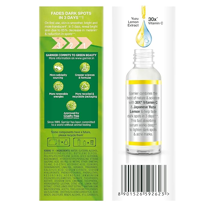 Garnier Bright Complete VITAMIN C Booster Face Serum, 30ml