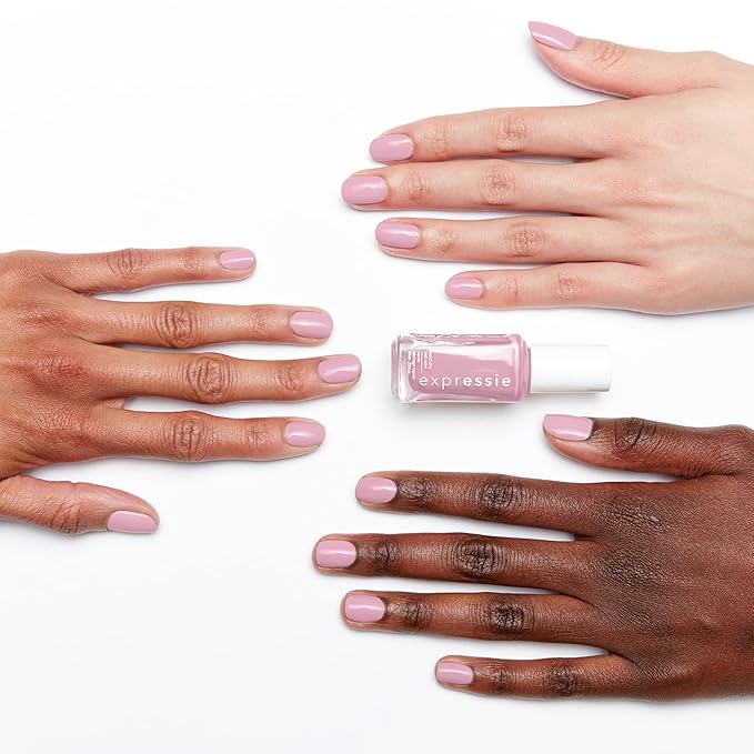 Essie expressie, Quick-Dry Nail Polish, 8-Free Vegan, Lilac Vegan,