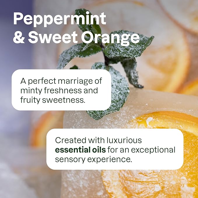 ATTITUDE Hydrating Hair Shampoo with Essential Oils, EWG Verified, Plant and Mineral-Based Ingredients, Vegan Beauty Products, Peppermint & Sweet Orange, Bulk Refill, 67.6 Fl Oz