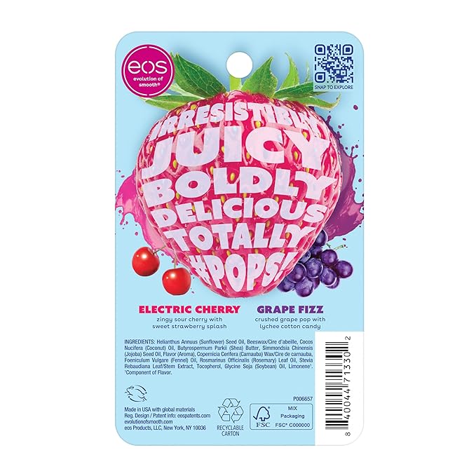 eos FlavorLab Pops! Lip Balm- Electric