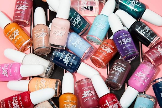 wet n wild Fast Dry AF Nail Polish, Quick 40 Second Dry Time, Long Lasting High-Shine - Putting on Airs
