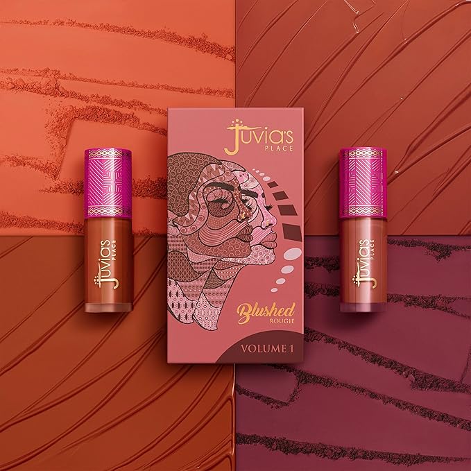 Juvia's Place Blushed Liquid Blush BarbieRose - Dewy Tint Cheeks Makeup Glow Pigment Effortless Beauty Long Lasting Cosmetics Soft Creamy Natural Buildable All Skin Color Light Flawless Finish Blend