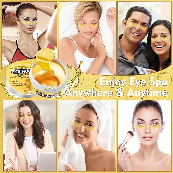 Under eye patches, 24k gold